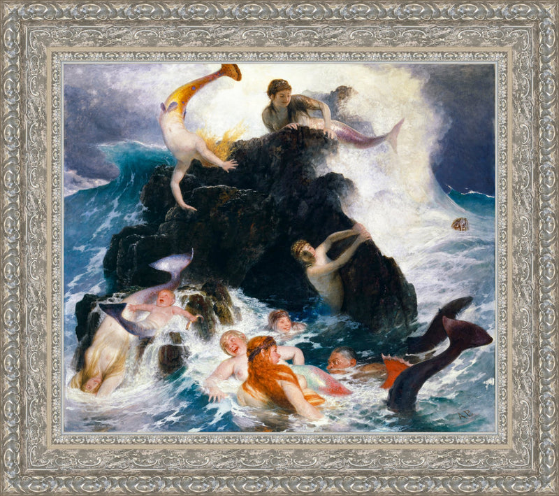 Play of the Nereides – Arnold Böcklin, 1886