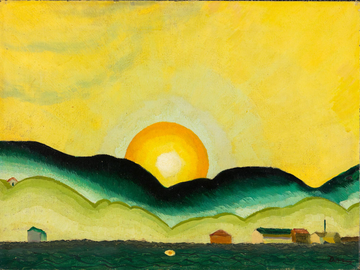 Sunrise, Northport Harbor – Arthur Dove, c. 1935–1936, framed