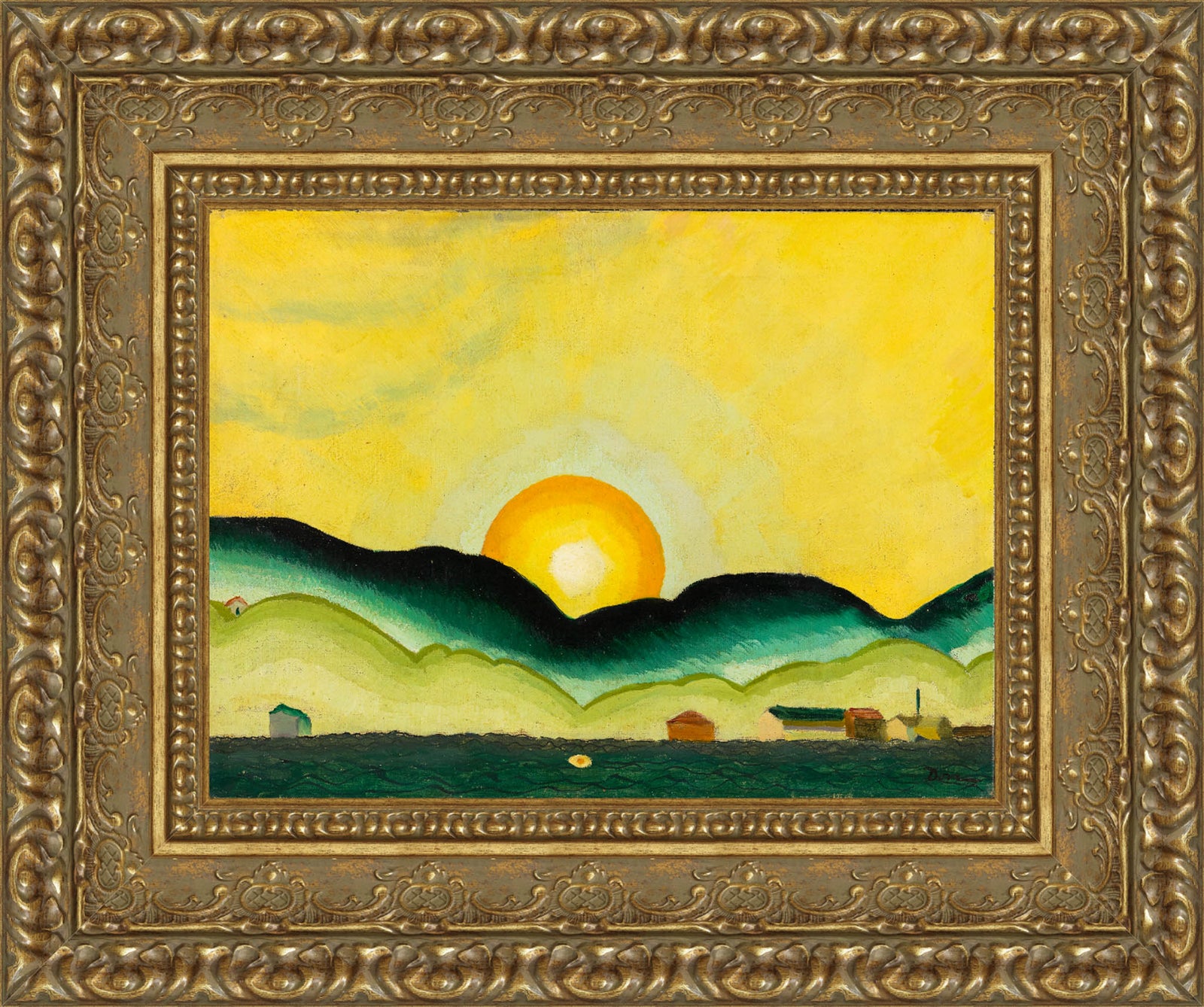 Sunrise, Northport Harbor – Arthur Dove, c. 1935–1936