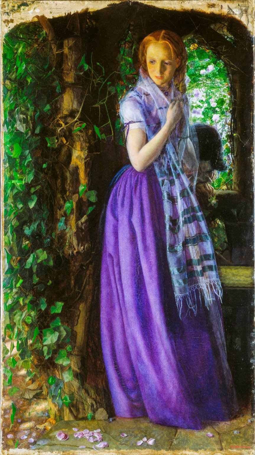 April Love – Arthur Hughes, 1856 - Canvas Classics
