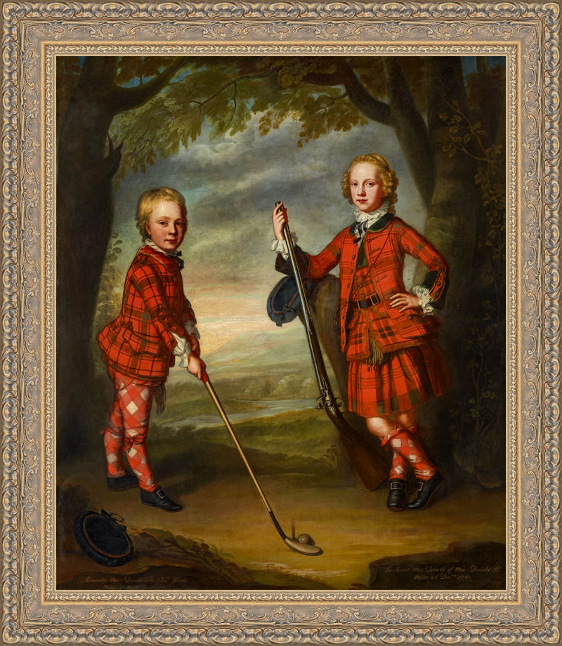 Sir James Macdonald and Sir Alexander Macdonald – Attributed to William Mosman, c. 1749
