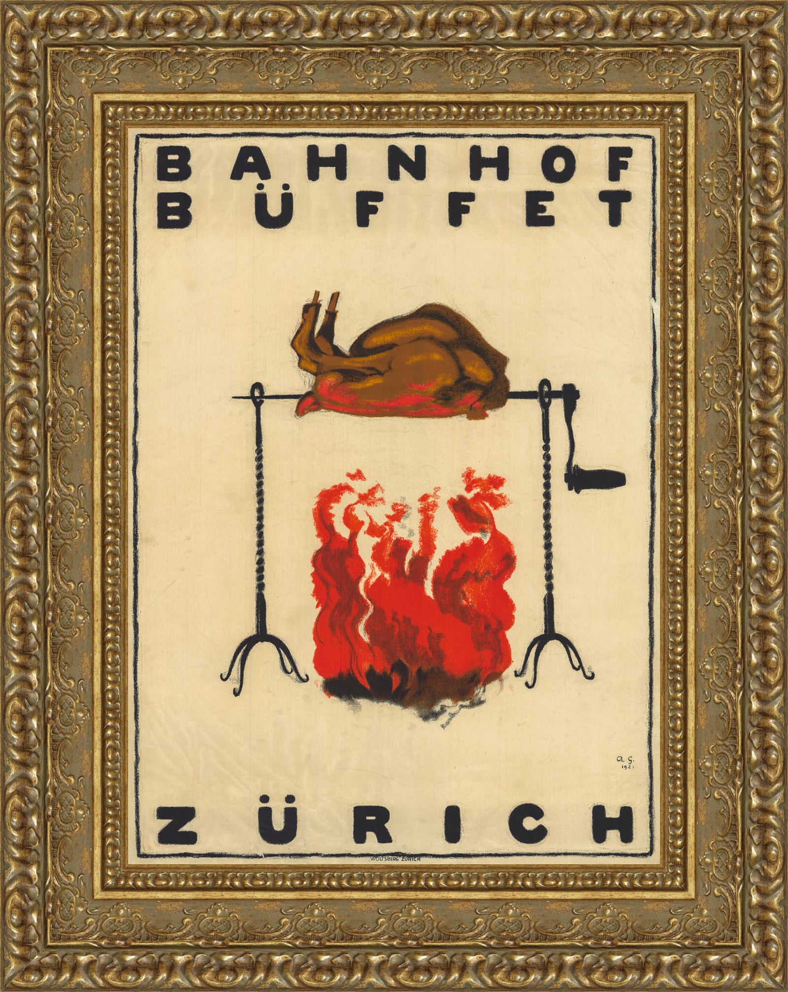 Bahnhof Buffet Zürich – Augusto Giacometti, 1916