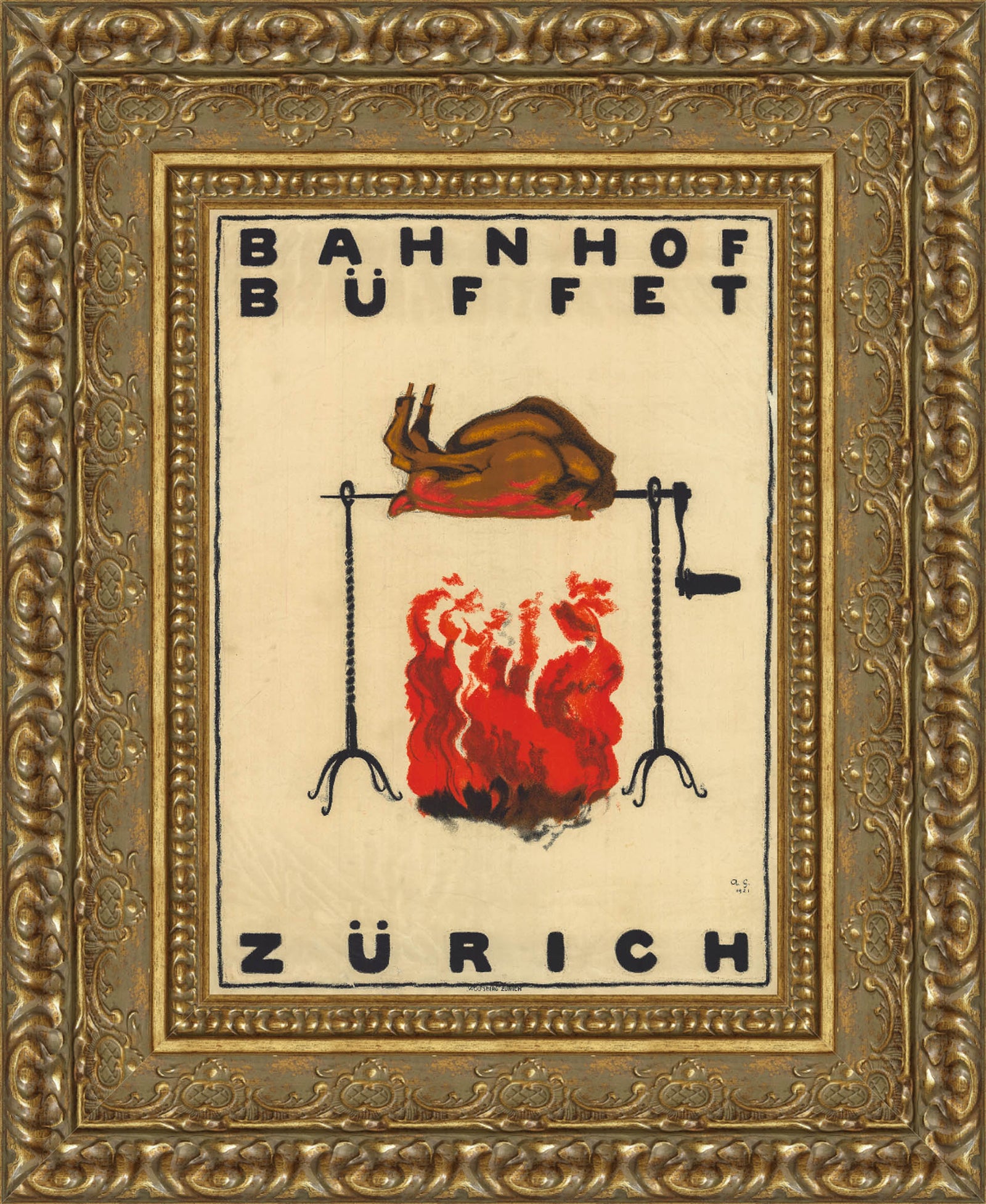 Bahnhof Buffet Zürich – Augusto Giacometti, 1916