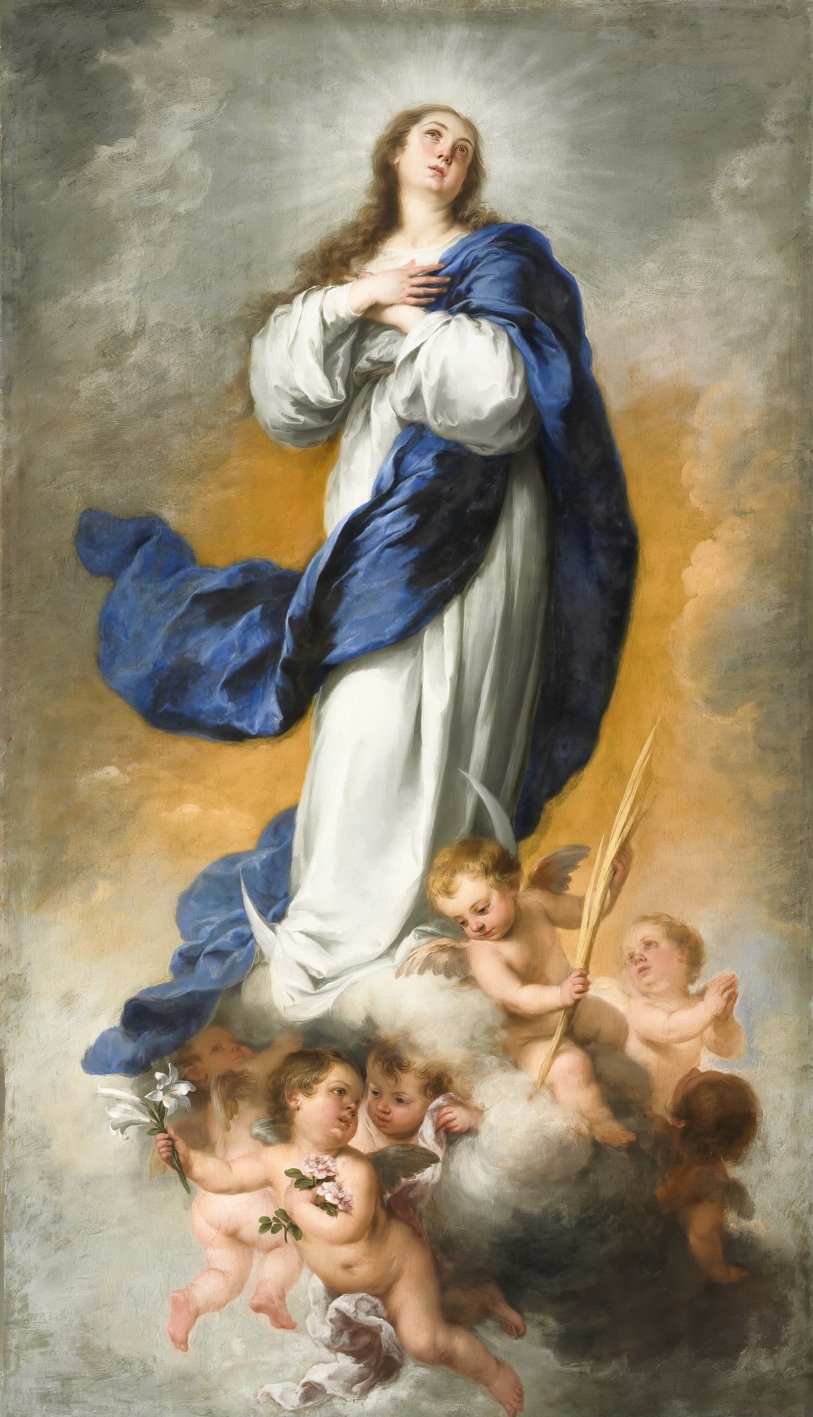 The Immaculate Conception – Bartolomé Esteban Murillo, c. 1678, framed