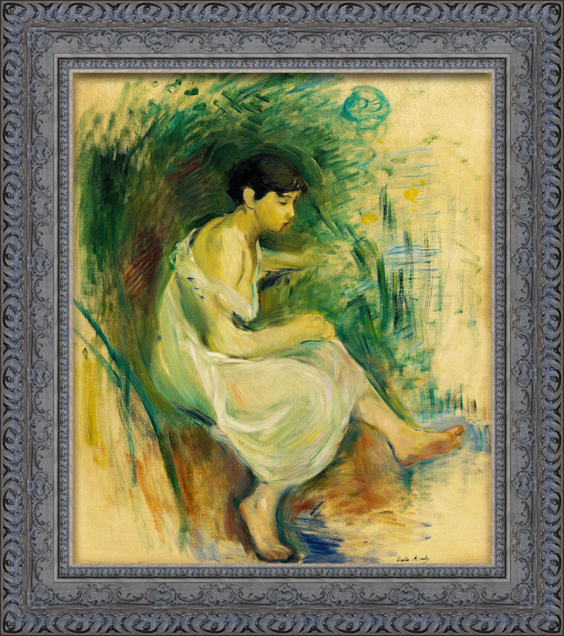 Bather In Shirt – Berthe Morisot, c. 1885