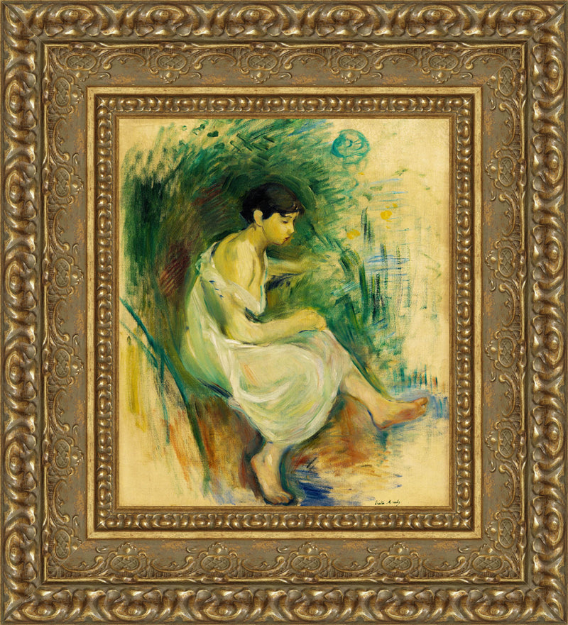 Bather In Shirt – Berthe Morisot, c. 1885
