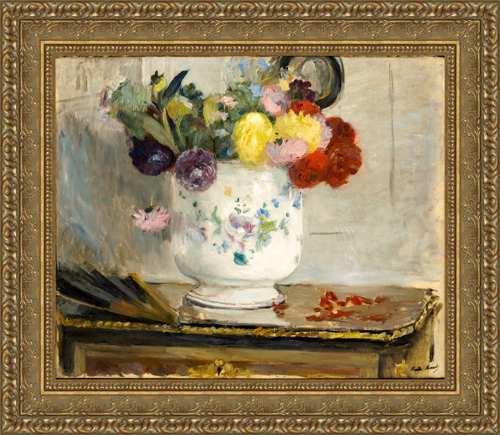 Dahlias – Berthe Morisot, 1885