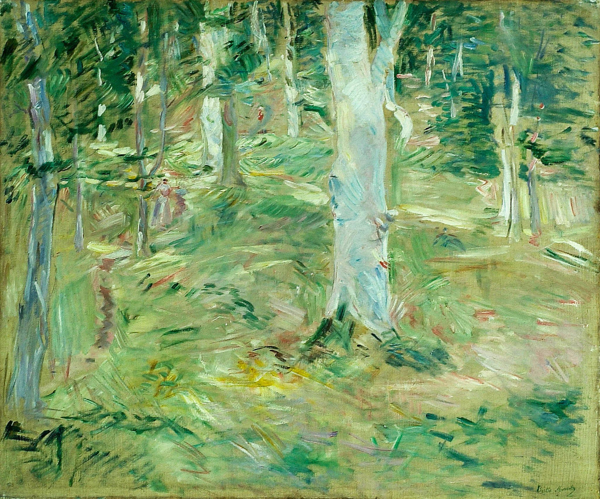 Forêt de Compiègne – Berthe Morisot, 1885, framed