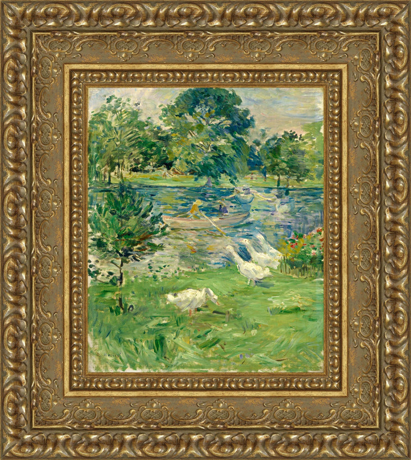 Girl In A Boat With Geese – Berthe Morisot, 1889