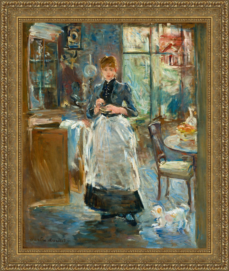 In the Dining Room – Berthe Morisot, 1886