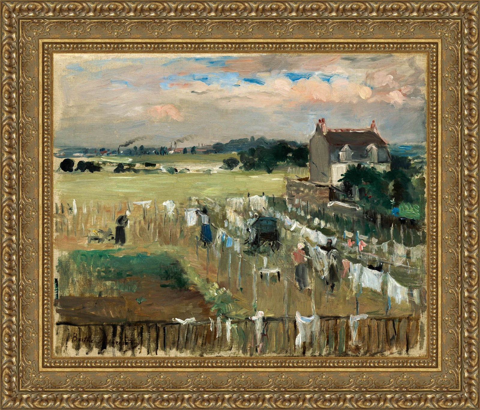Laundry – Berthe Morisot, 1875