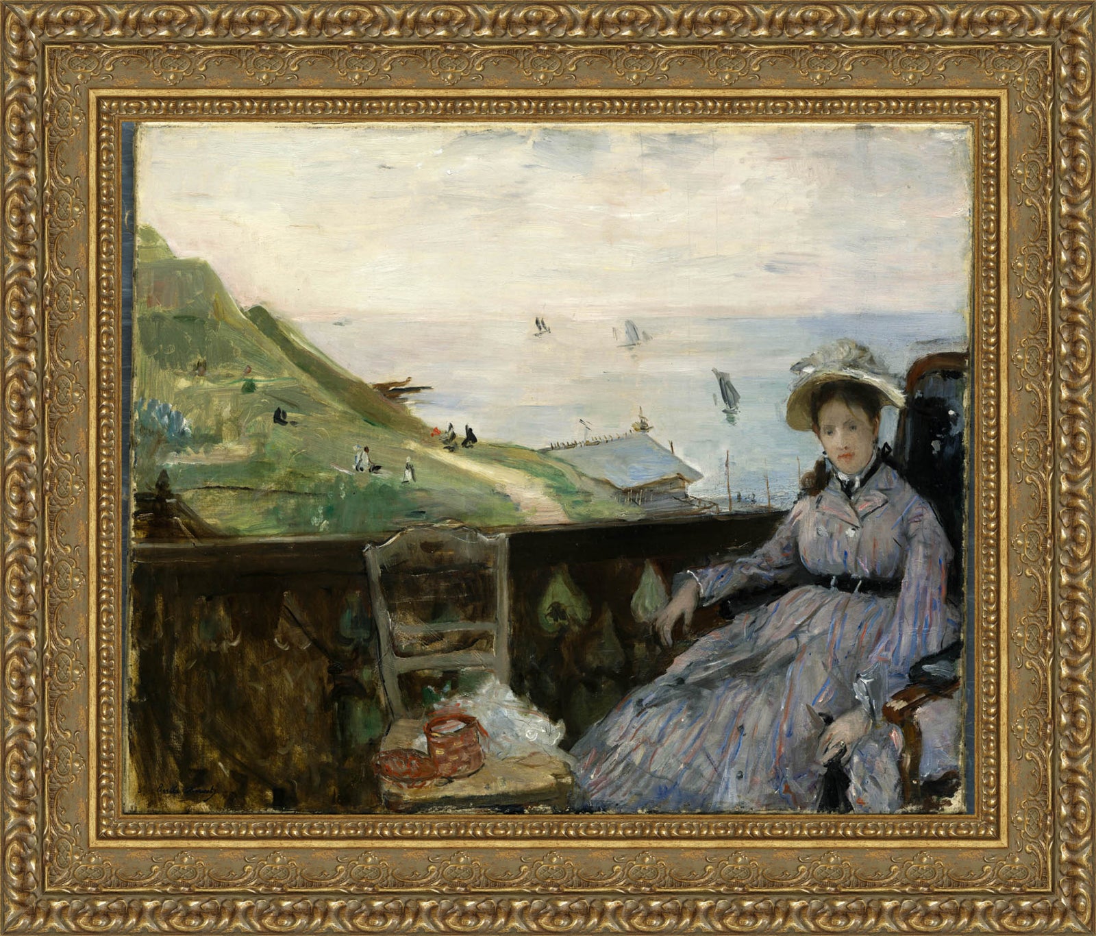 On The Terrace – Berthe Morisot, 1874