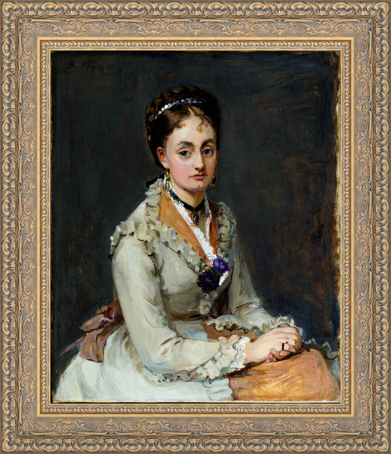 Portrait of a Woman – Berthe Morisot, c. 1885