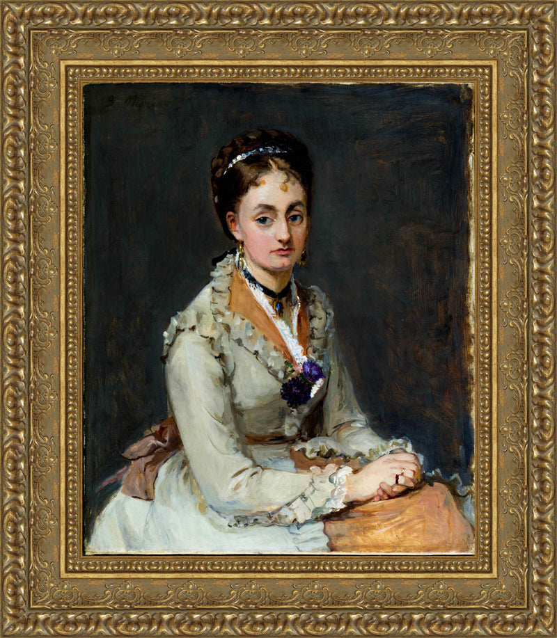 Portrait of a Woman – Berthe Morisot, c. 1885