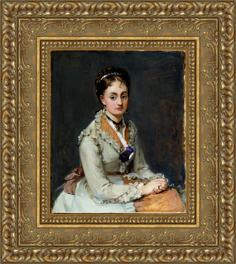 Portrait of a Woman – Berthe Morisot, c. 1885