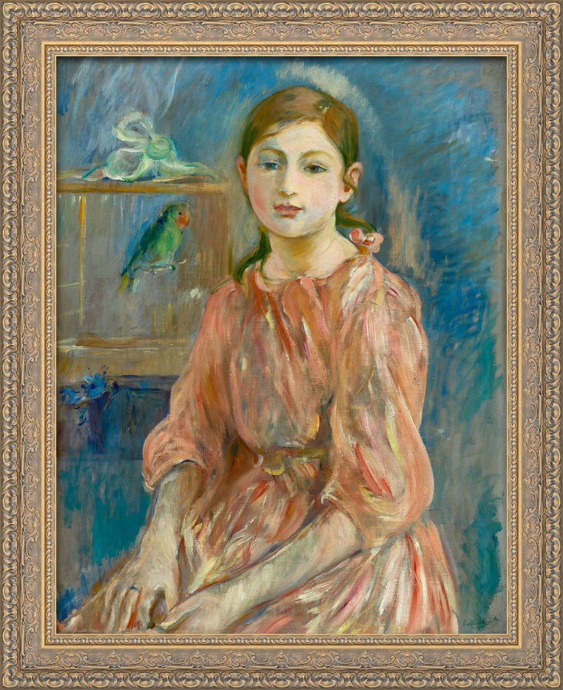The Artist's Daughter With A Parakeet – Berthe Morisot, 1890