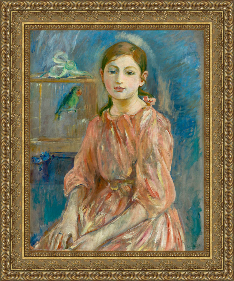 The Artist's Daughter With A Parakeet – Berthe Morisot, 1890