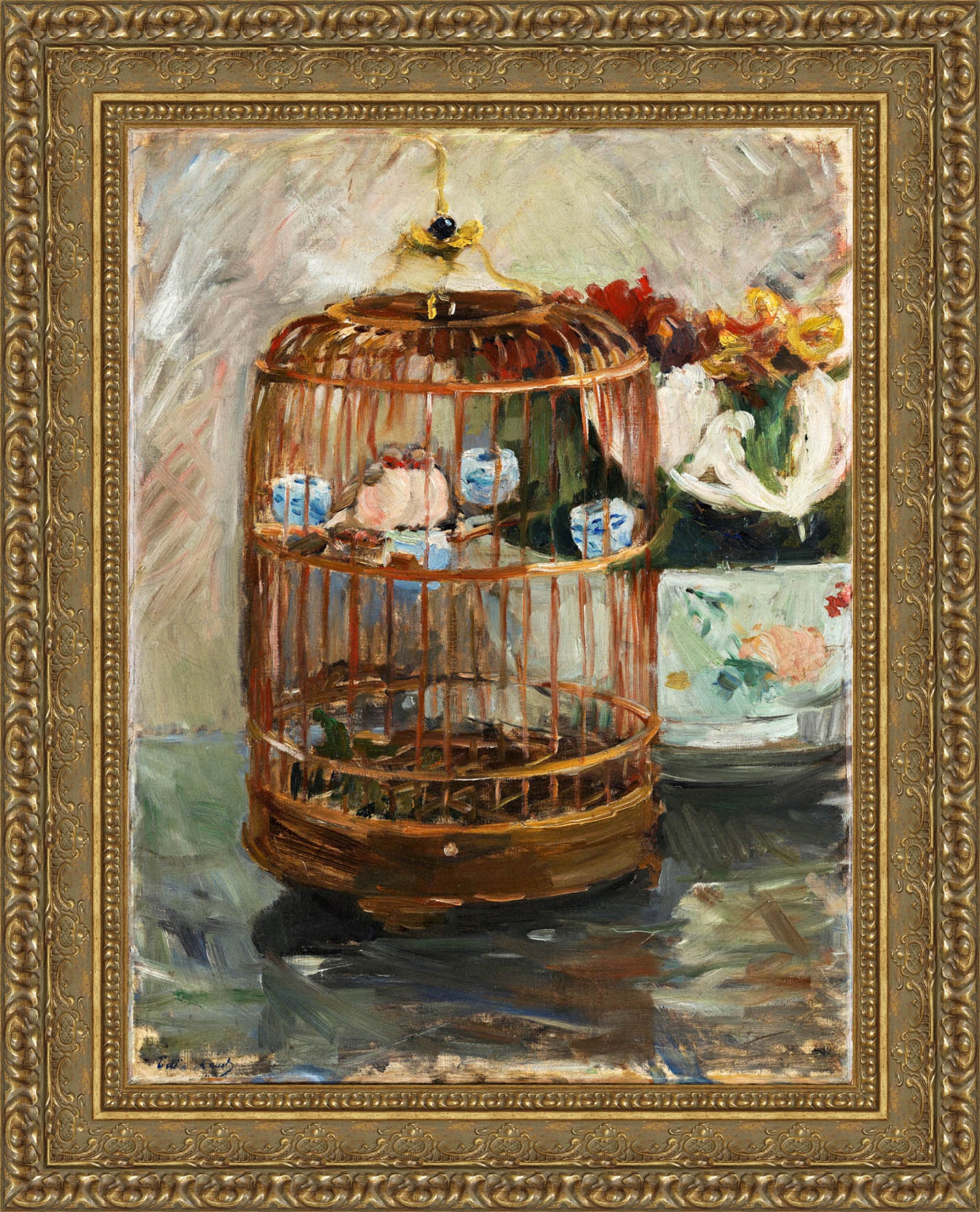 The Cage – Berthe Morisot, 1885
