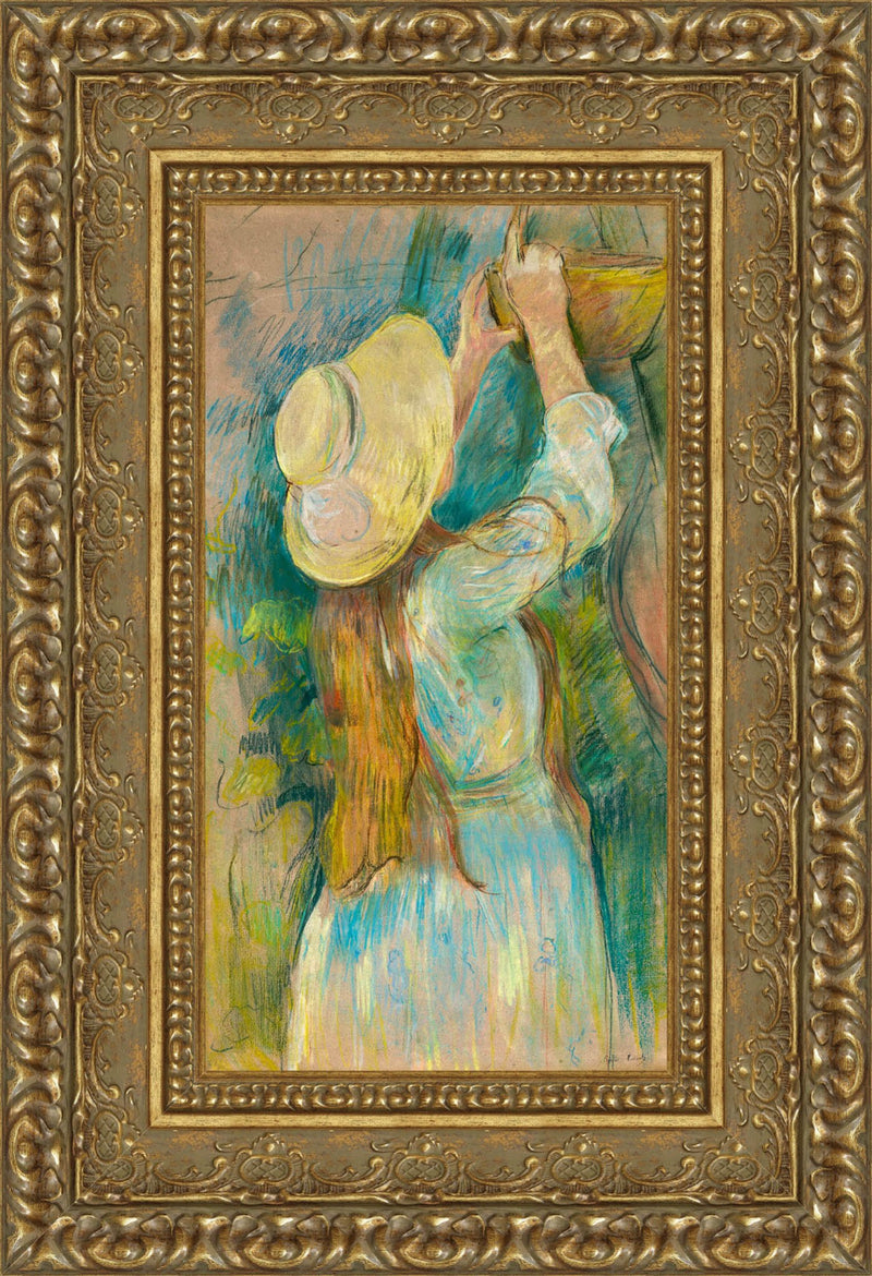 Young Girl Holding A Basket – Berthe Morisot, c. 1889