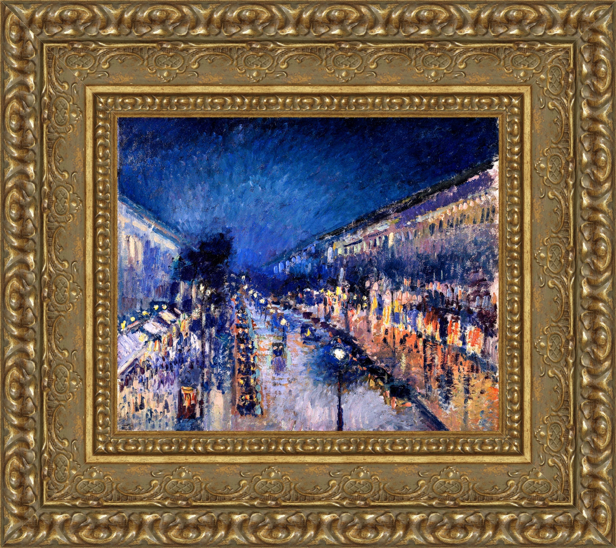 Boulevard Montmartre at Night