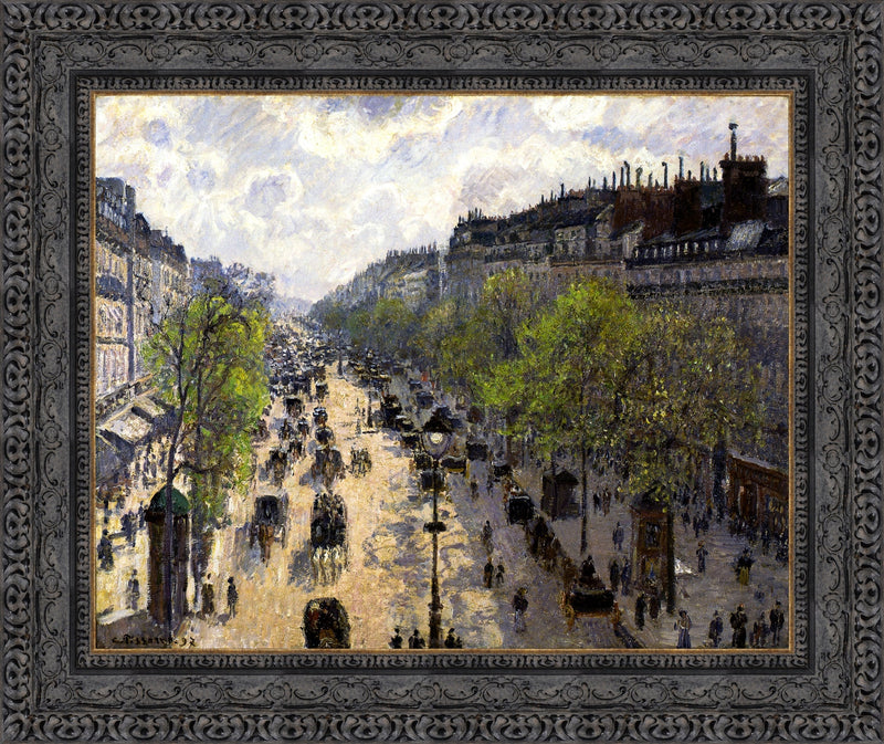 Boulevard Montmartre, Spring – Camille Pissarro, 1897