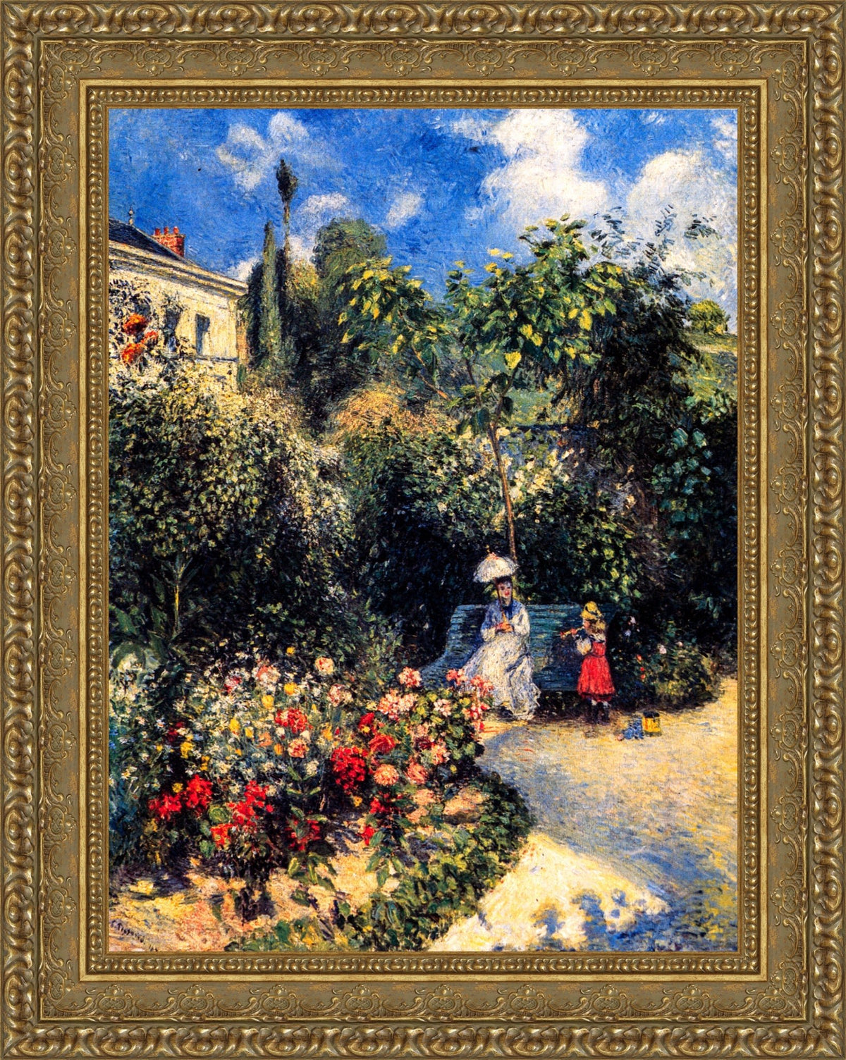 The Garden in Pontoise – Camille Pissarro, 1874