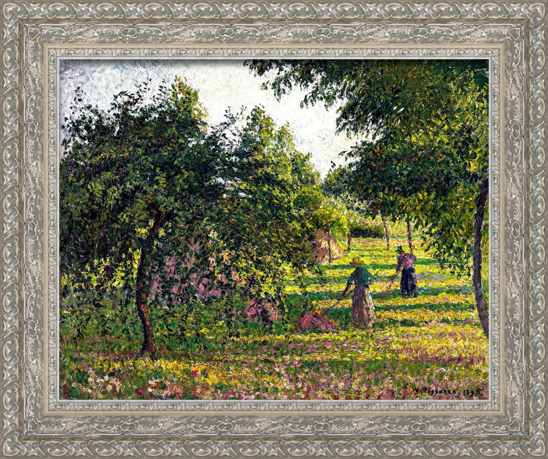 Apple Trees and Haymakers, Éragny – Camille Pissarro, 1895