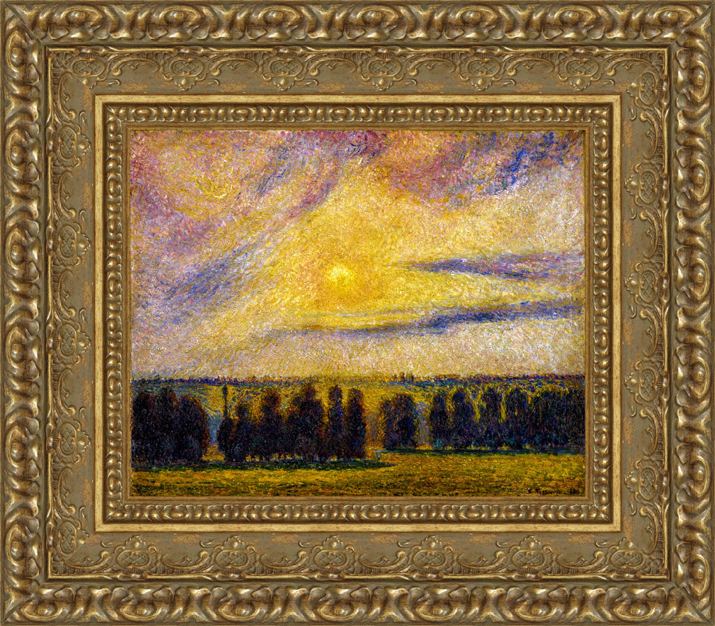 Sunset at Eragny