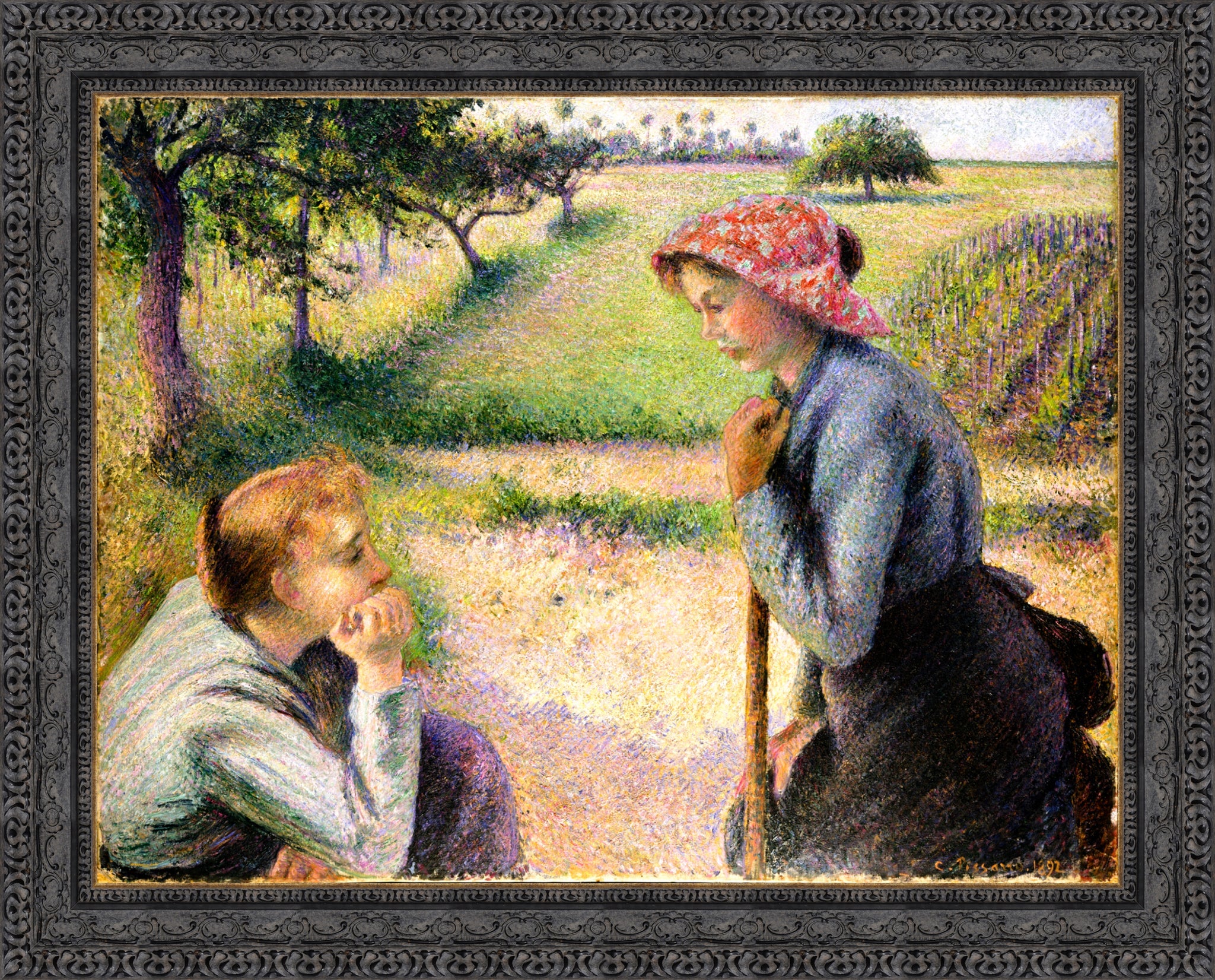 Two Young Peasant Women