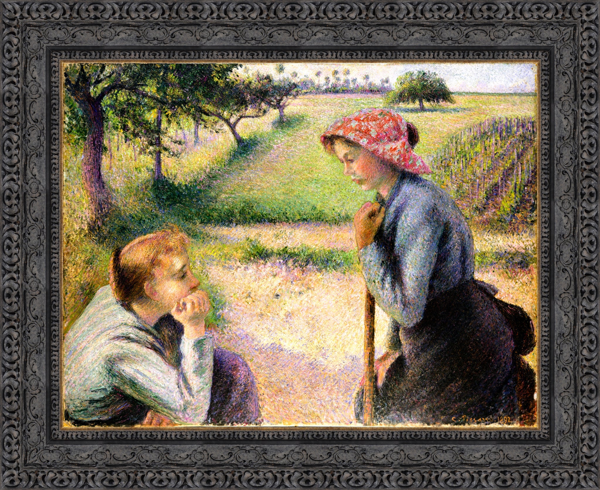 Two Young Peasant Women
