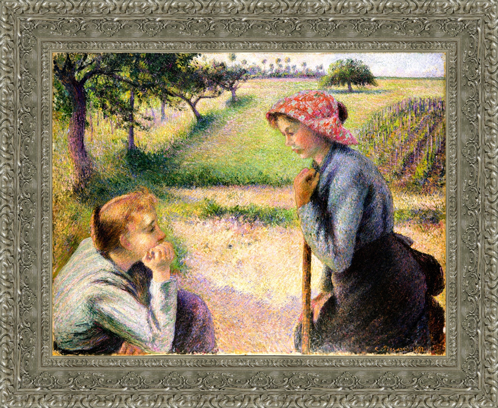 Two Young Peasant Women