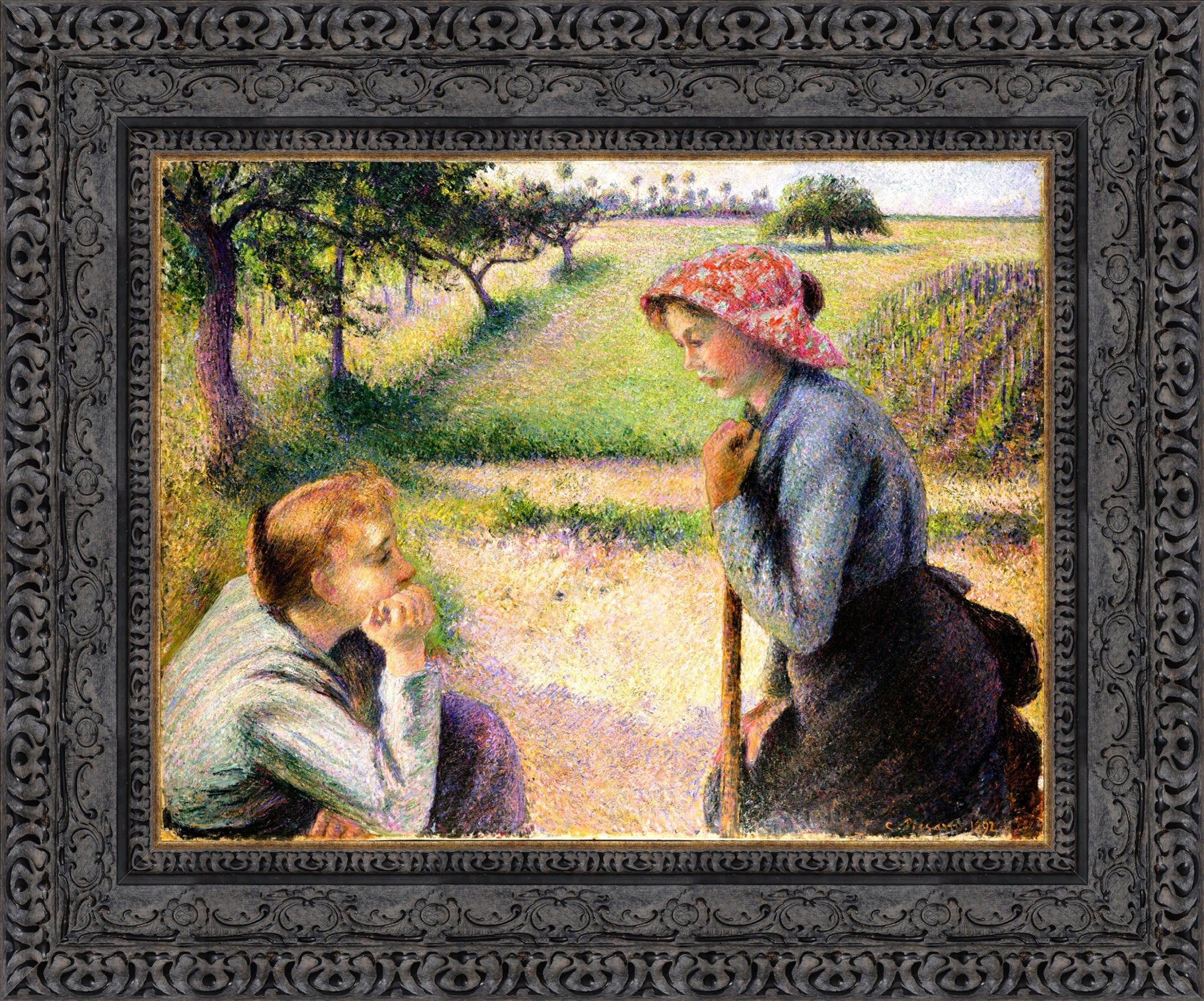 Two Young Peasant Women