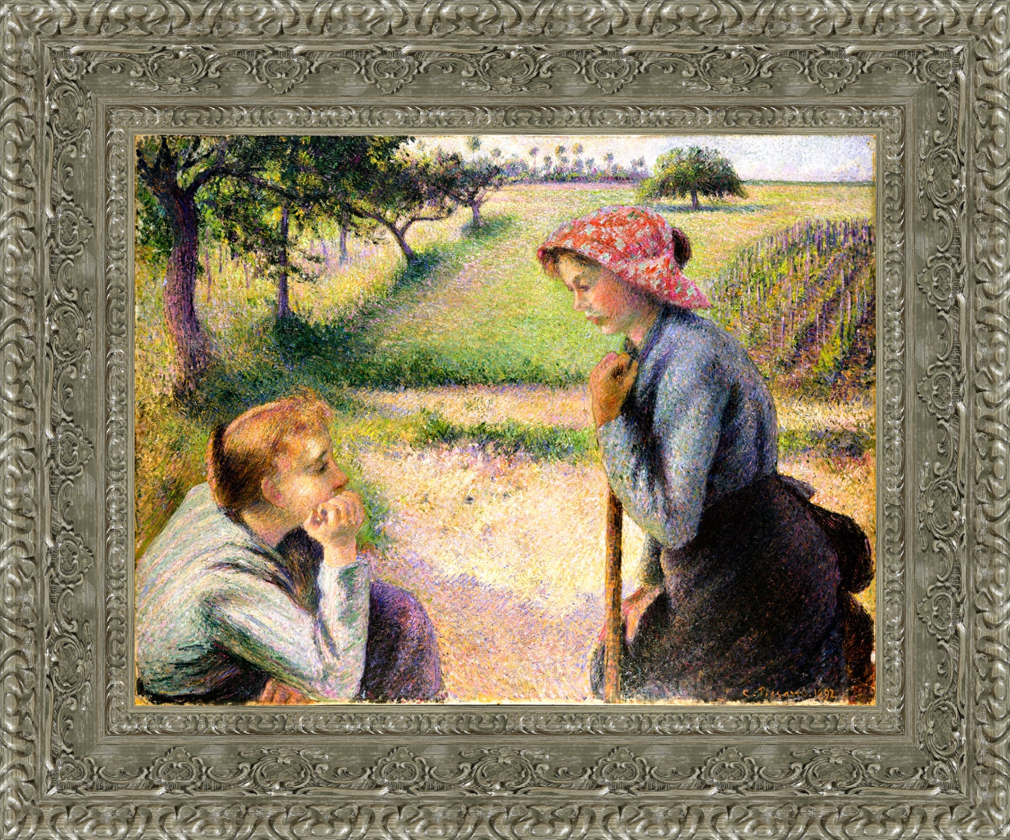 Two Young Peasant Women