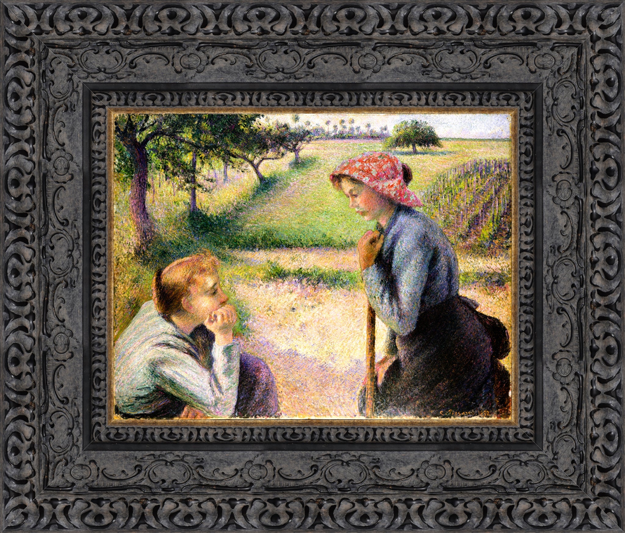 Two Young Peasant Women