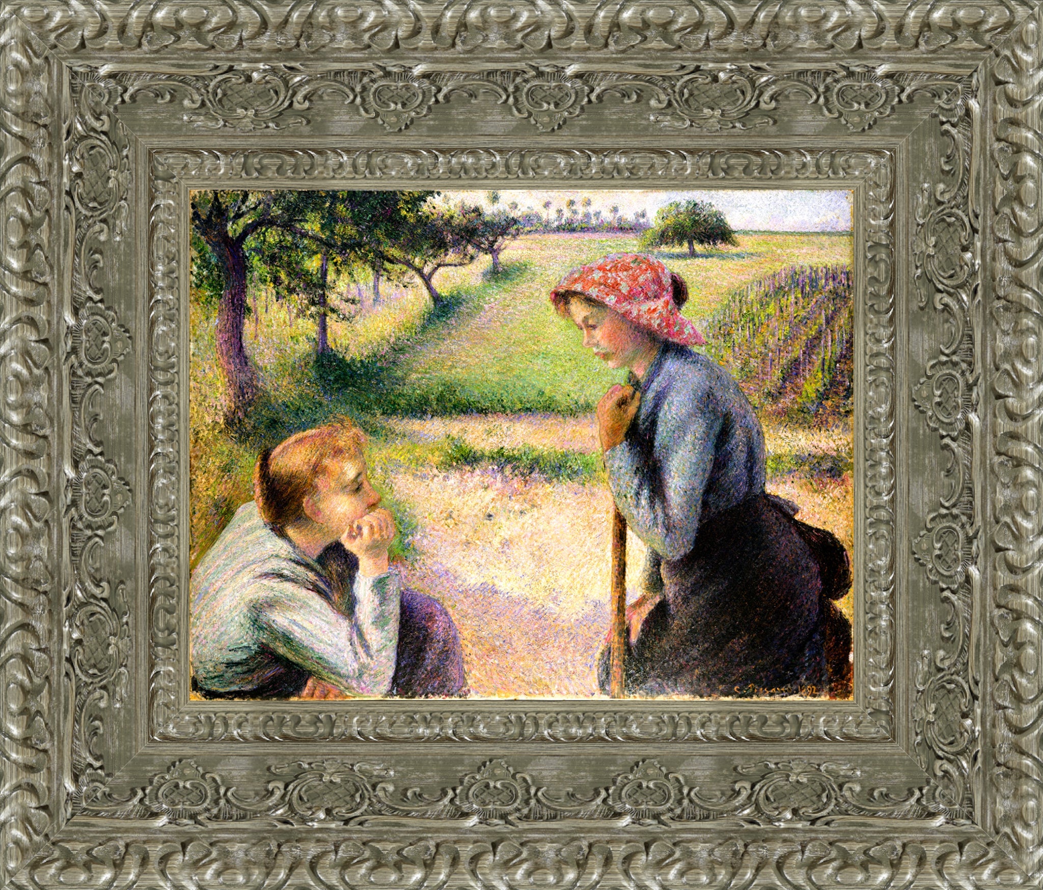 Two Young Peasant Women