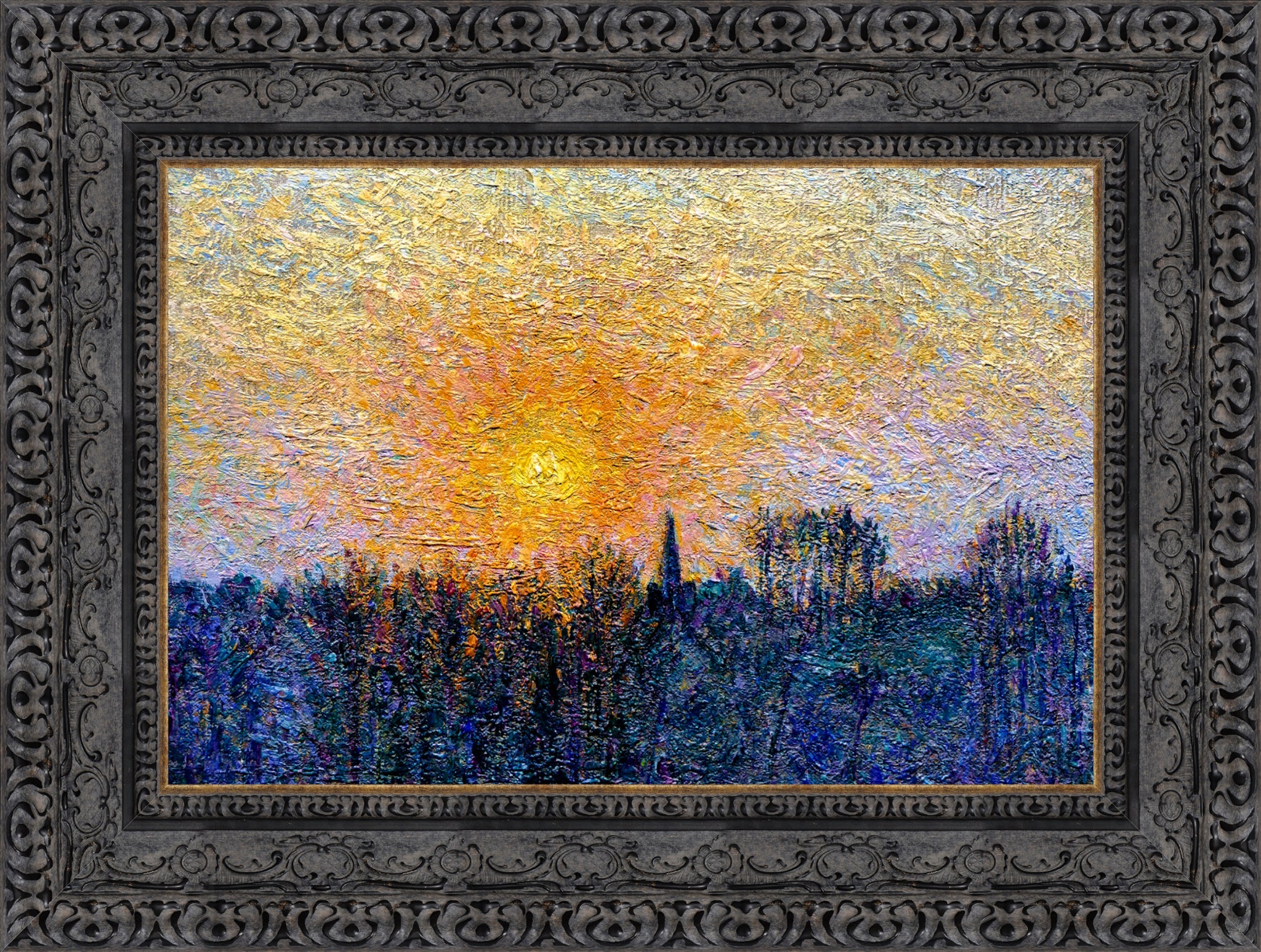 View of Bazincourt, Sunset