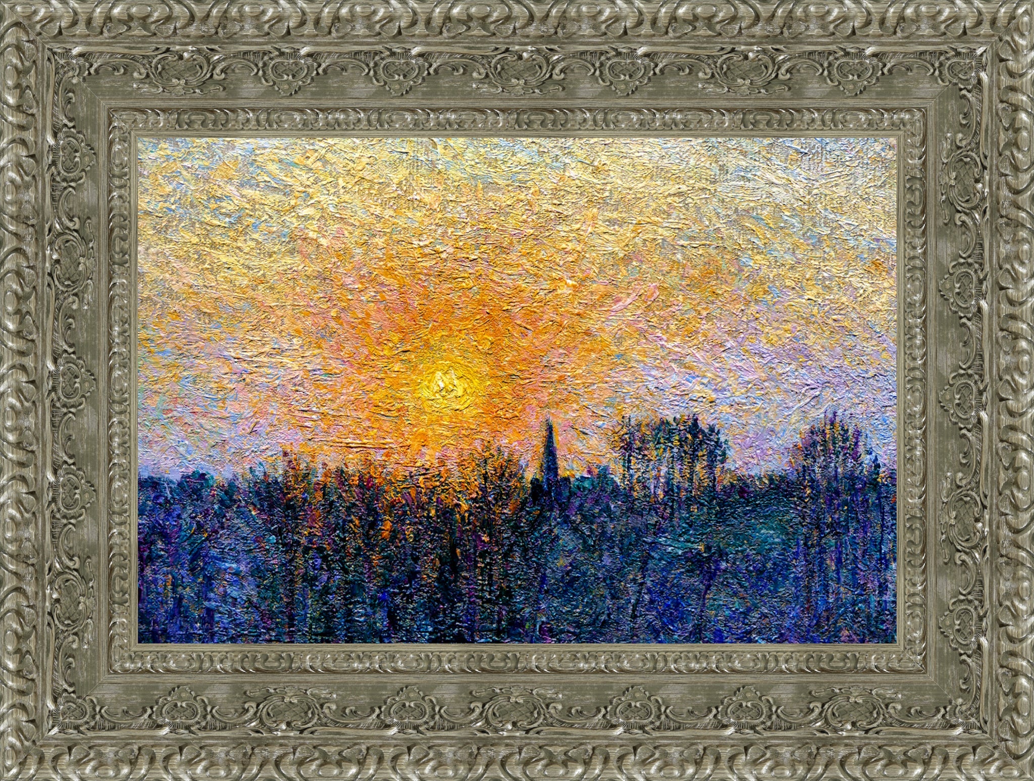 View of Bazincourt, Sunset