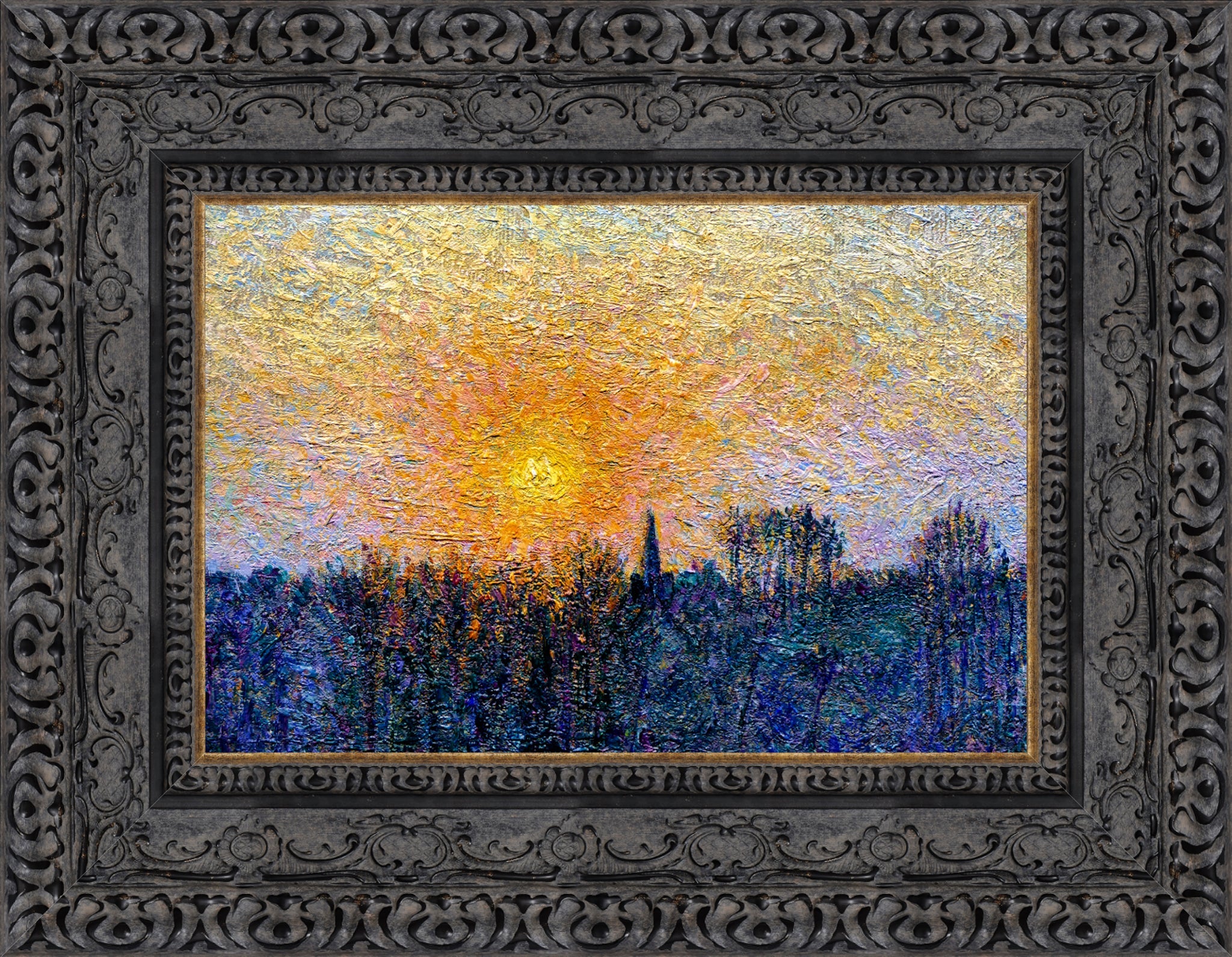 View of Bazincourt, Sunset