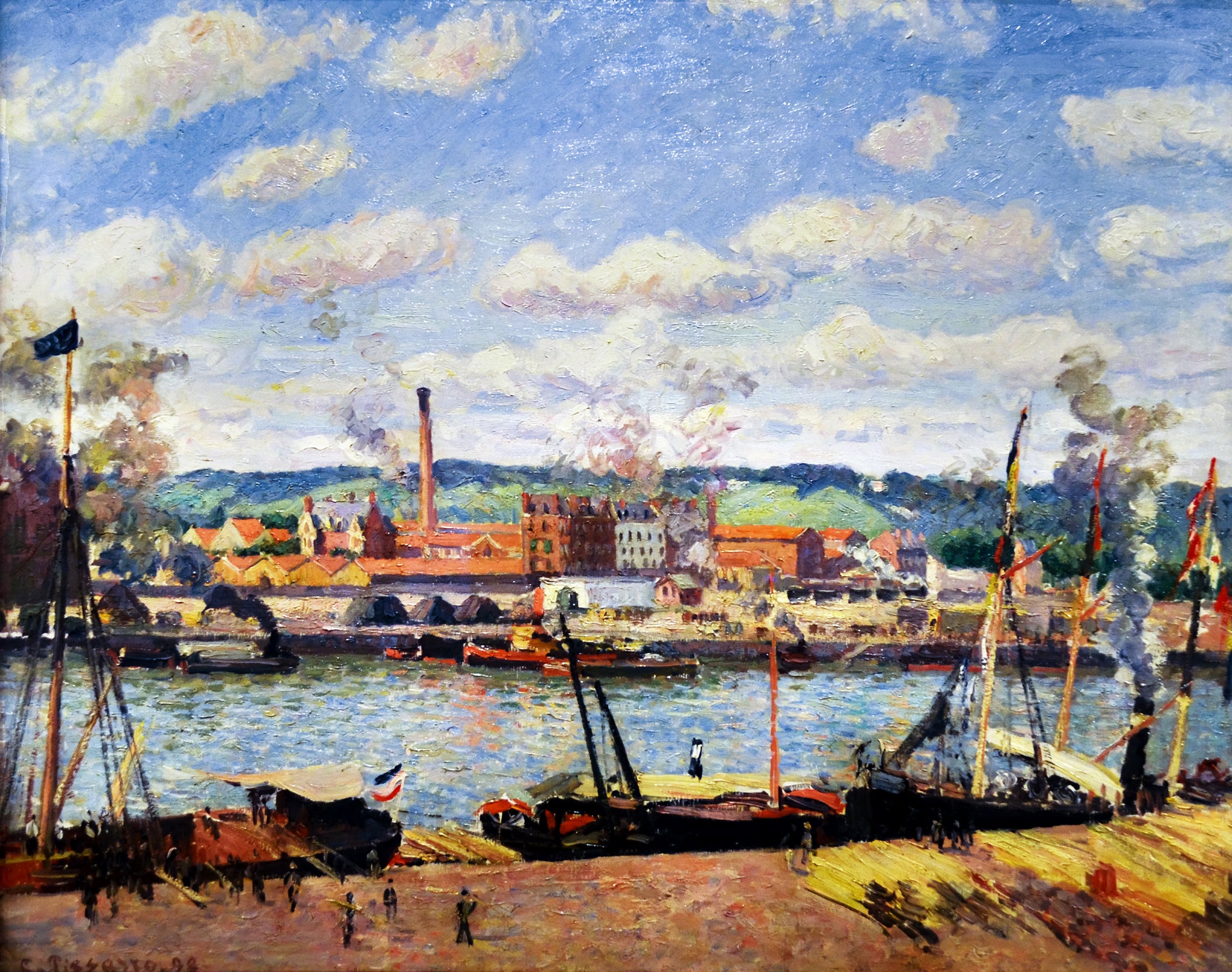 View of the Oissel Cotton Mill (Vue de la Cotonnière d'Oissel)