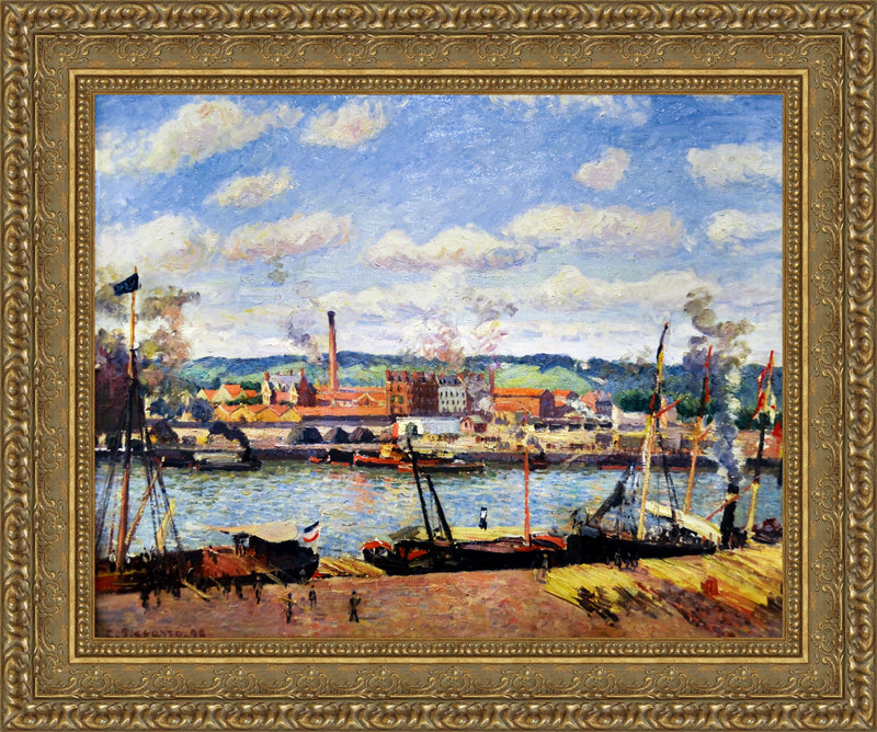 View of the Oissel Cotton Mill – Camille Pissarro, 1898