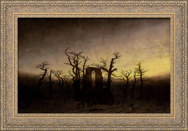 Abbey in the Oakwood – Caspar David Friedrich, 1809-1810