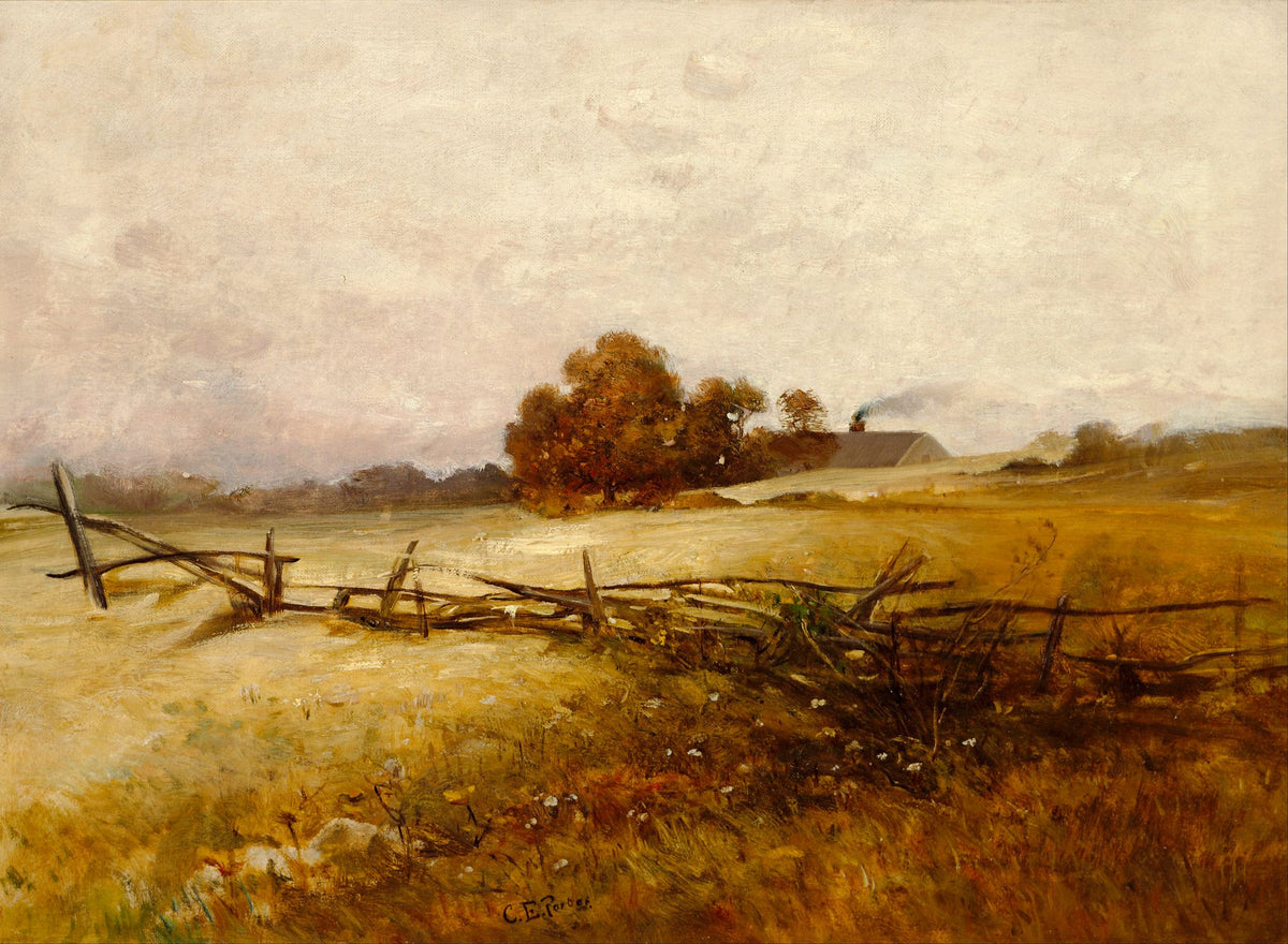 Autumn Landscape – Charles Ethan Porter, c. 1890, framed