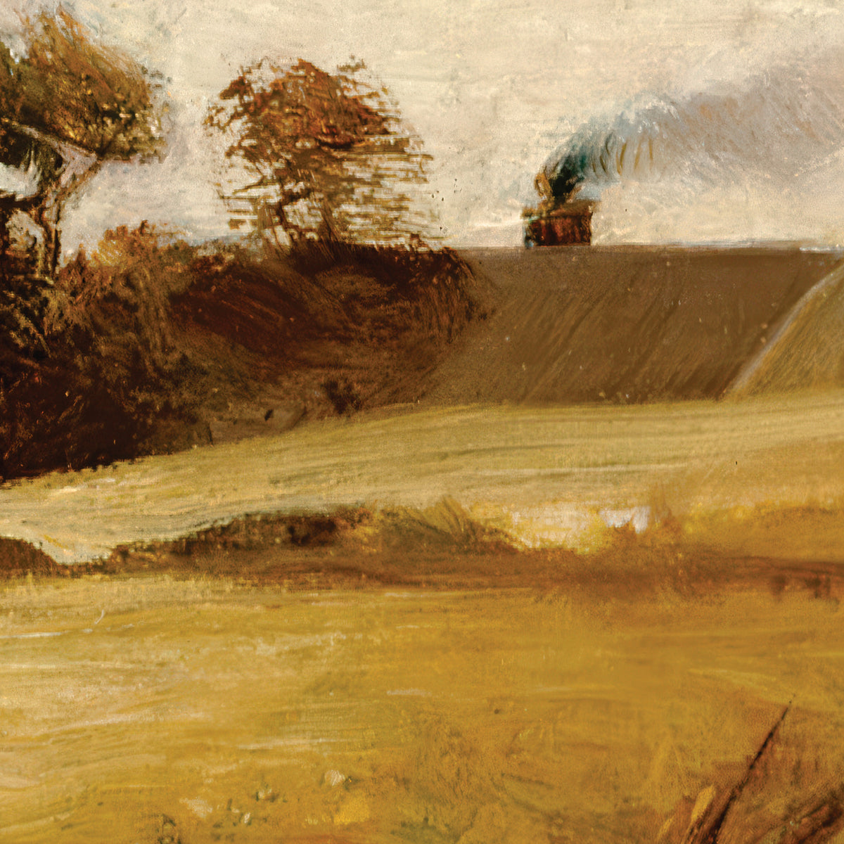 Autumn Landscape – Charles Ethan Porter, c. 1890, print detail at full resolution