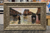 A Rainy Day, Boston – Childe Hassam, 1885 - Canvas Classics