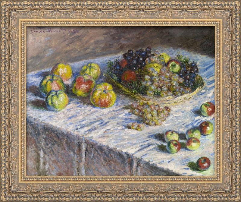 Apples and Grapes – Claude Monet, 1880