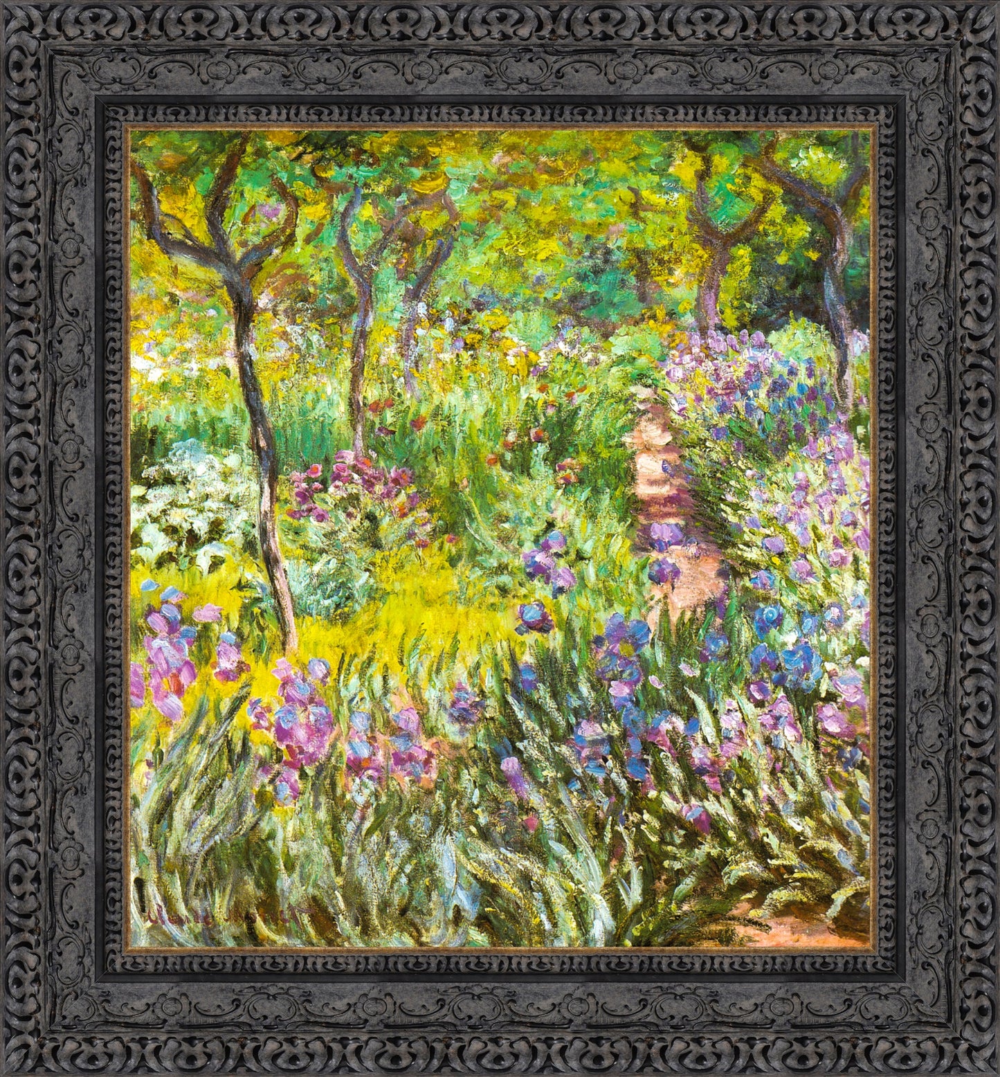 Artists Garden At Giverny Irises
