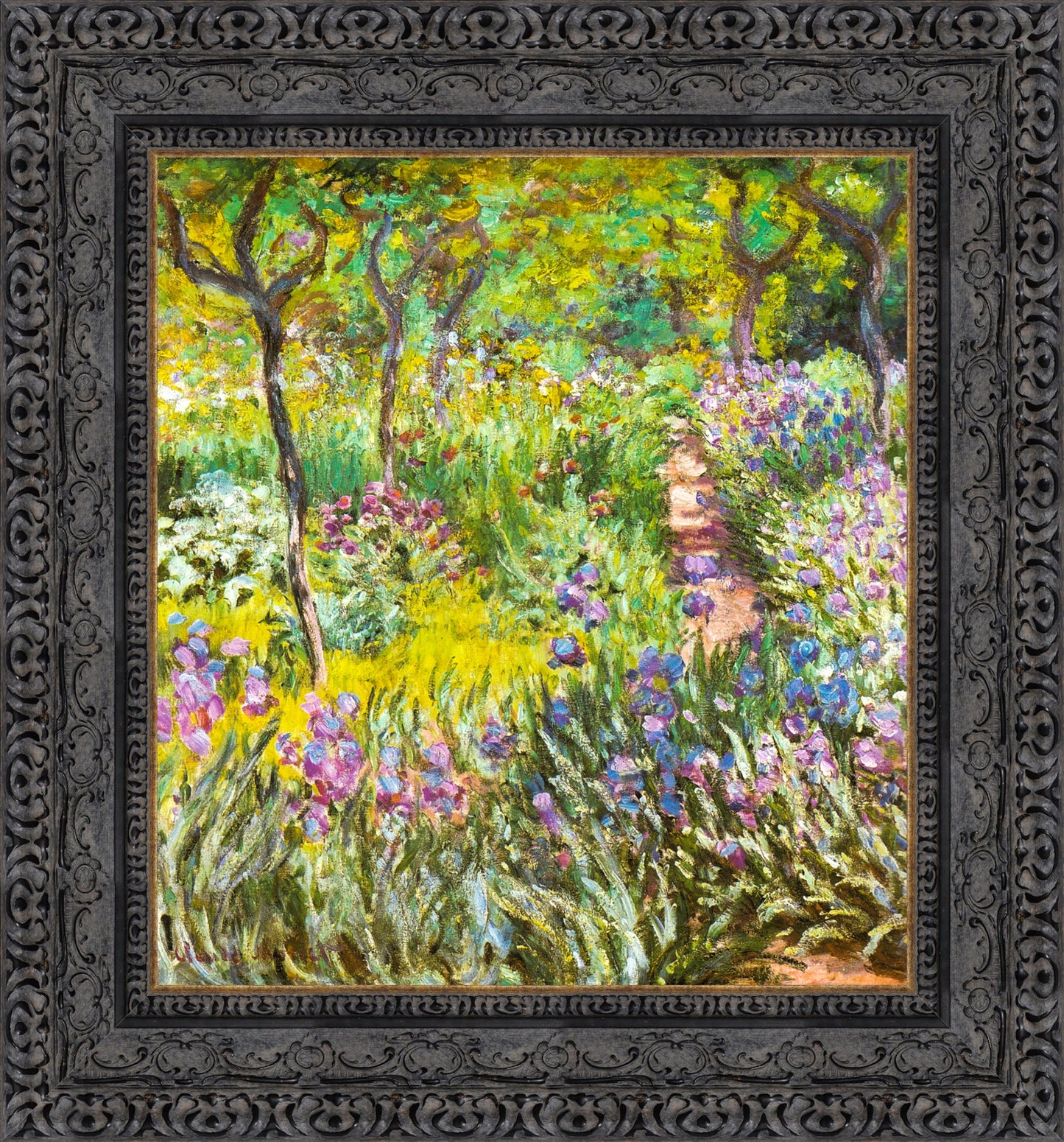 Artists Garden At Giverny Irises