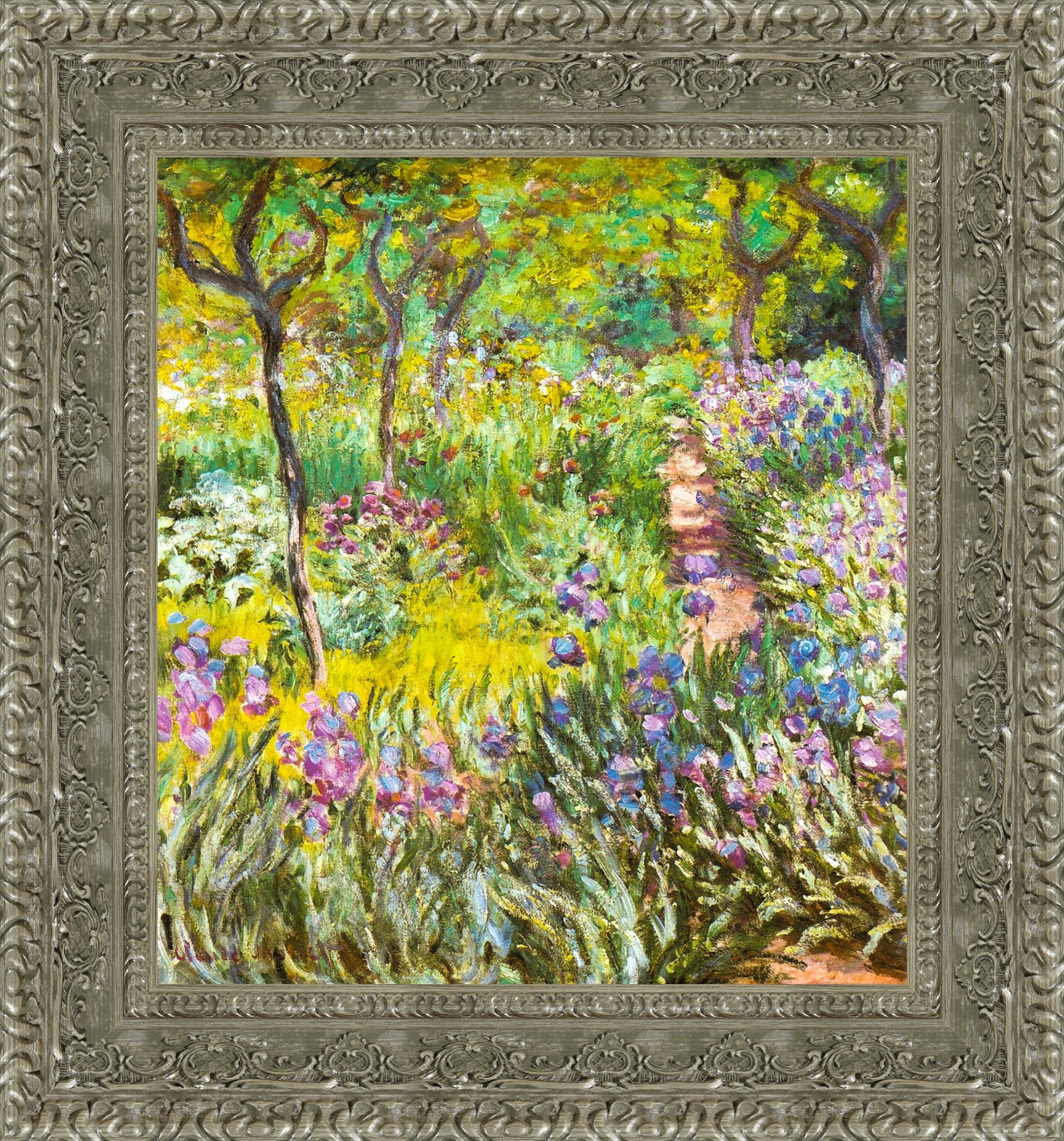 The Artist's Garden at Giverny (Irises) – Claude Monet, 1900 - Canvas Classics
