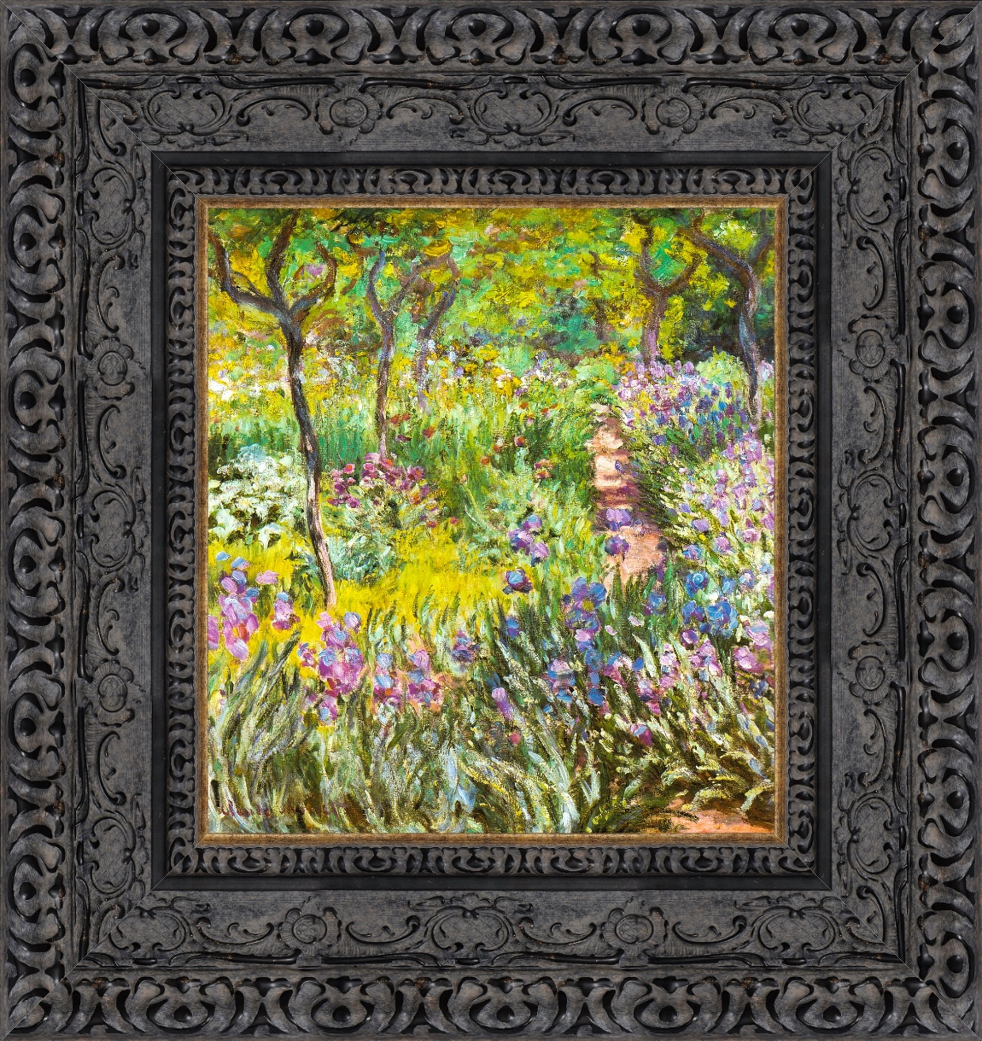 The Artist's Garden at Giverny (Irises) – Claude Monet, 1900 - Canvas Classics