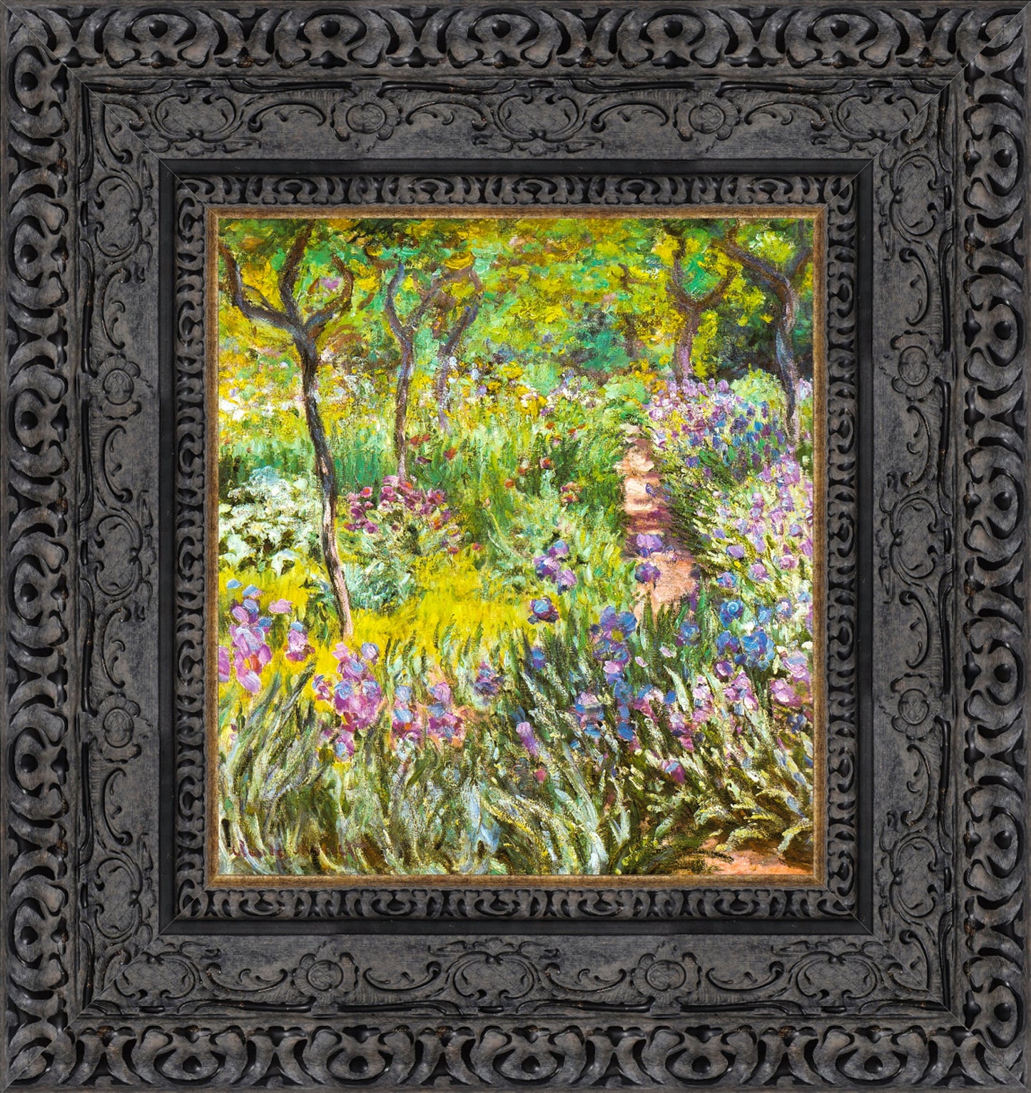 Artists Garden At Giverny Irises